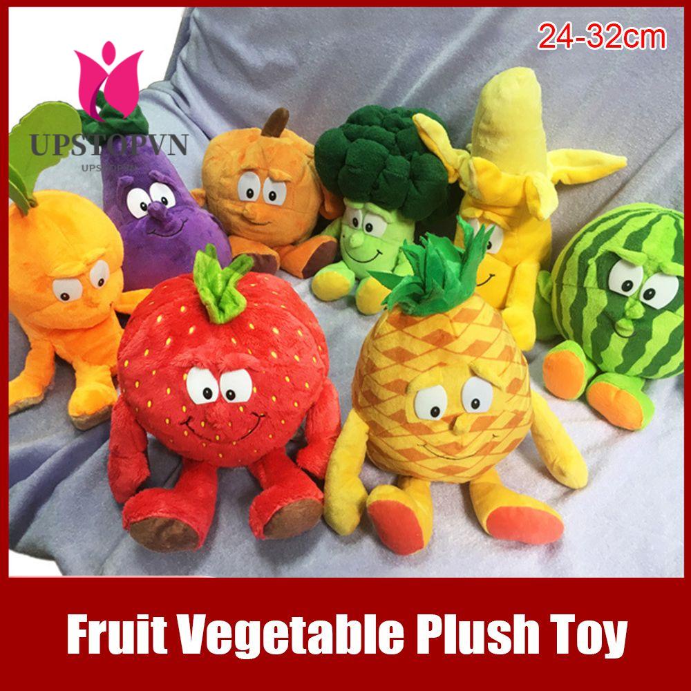 UPSTOP Thú Nhồi Bông Hình Trái Cây 25cm Mềm Mại Đáng Yêu