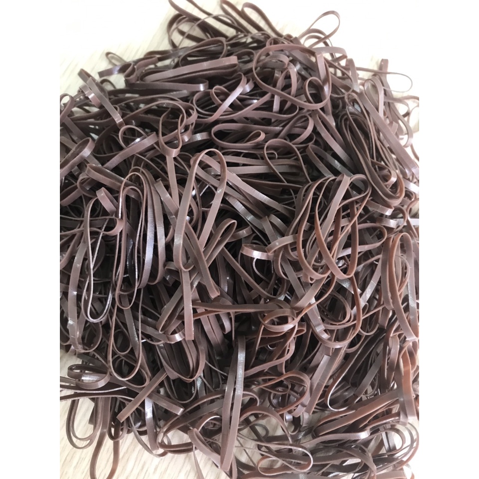 Dây thun buộc tóc ANYBAND Hàn Quốc 4CM 4024-B200 Black&Brown