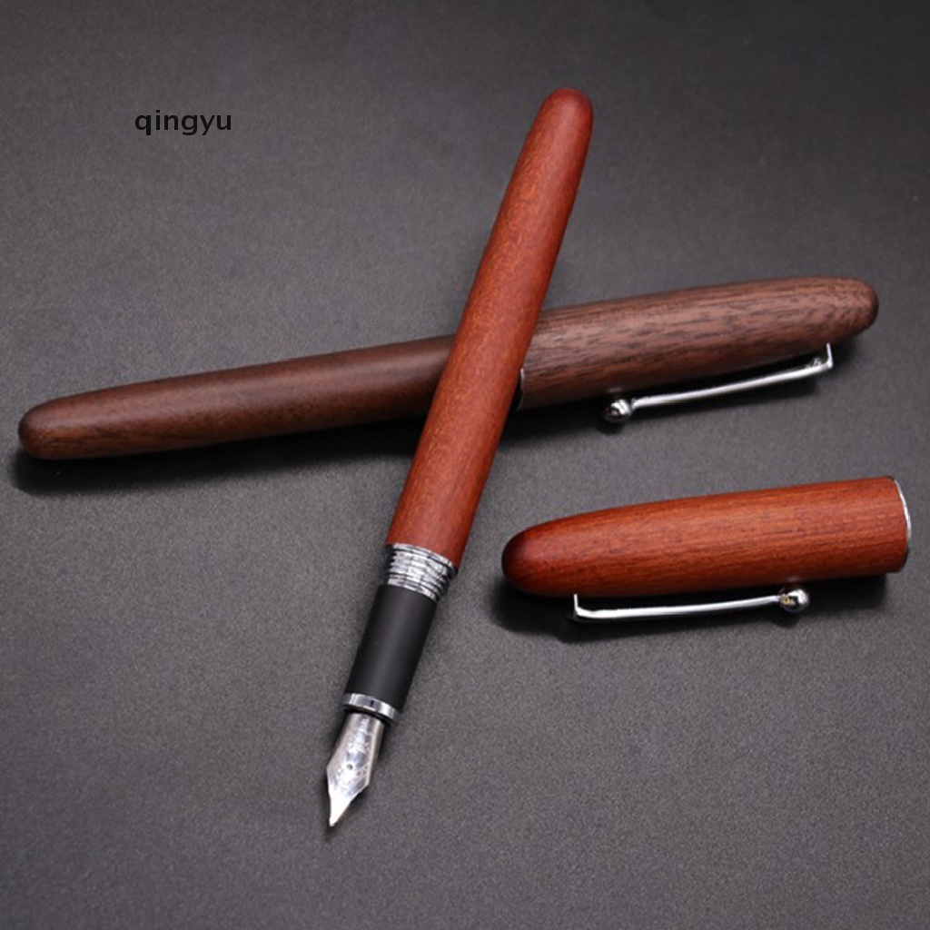 Bút Mực 0.7mm Bằng Gỗ Hồng / Đào Làm Quà Tặng Cho Văn Phòng Trường Học