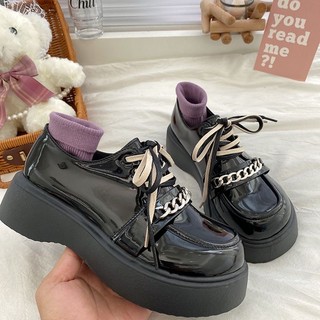 [ ORDER ] Giày da đế xuồng phong cách retro