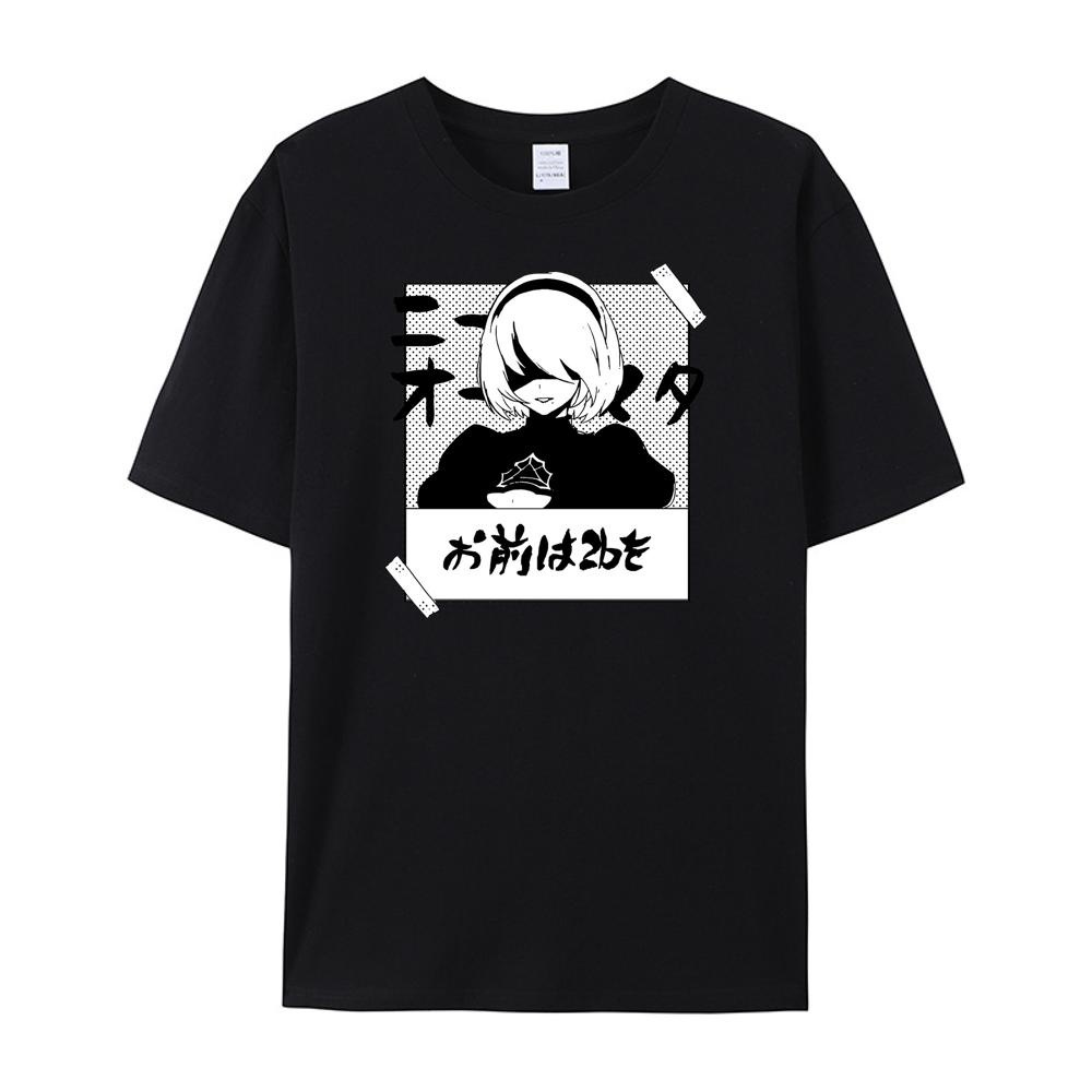 Áo Thun Cotton Nguyên Chất In Hình Truyện Tranh Vui Nhộn Kiểu Châu Âu Cho Nam Nữ