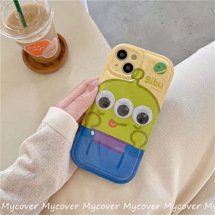 Ốp Điện Thoại Silicon Họa Tiết Gấu / Người Ngoài Hành Tinh Cho iPhone 14 13 12 11 Pro Max X Xr Xs 8 7 6 Plus SE 2020