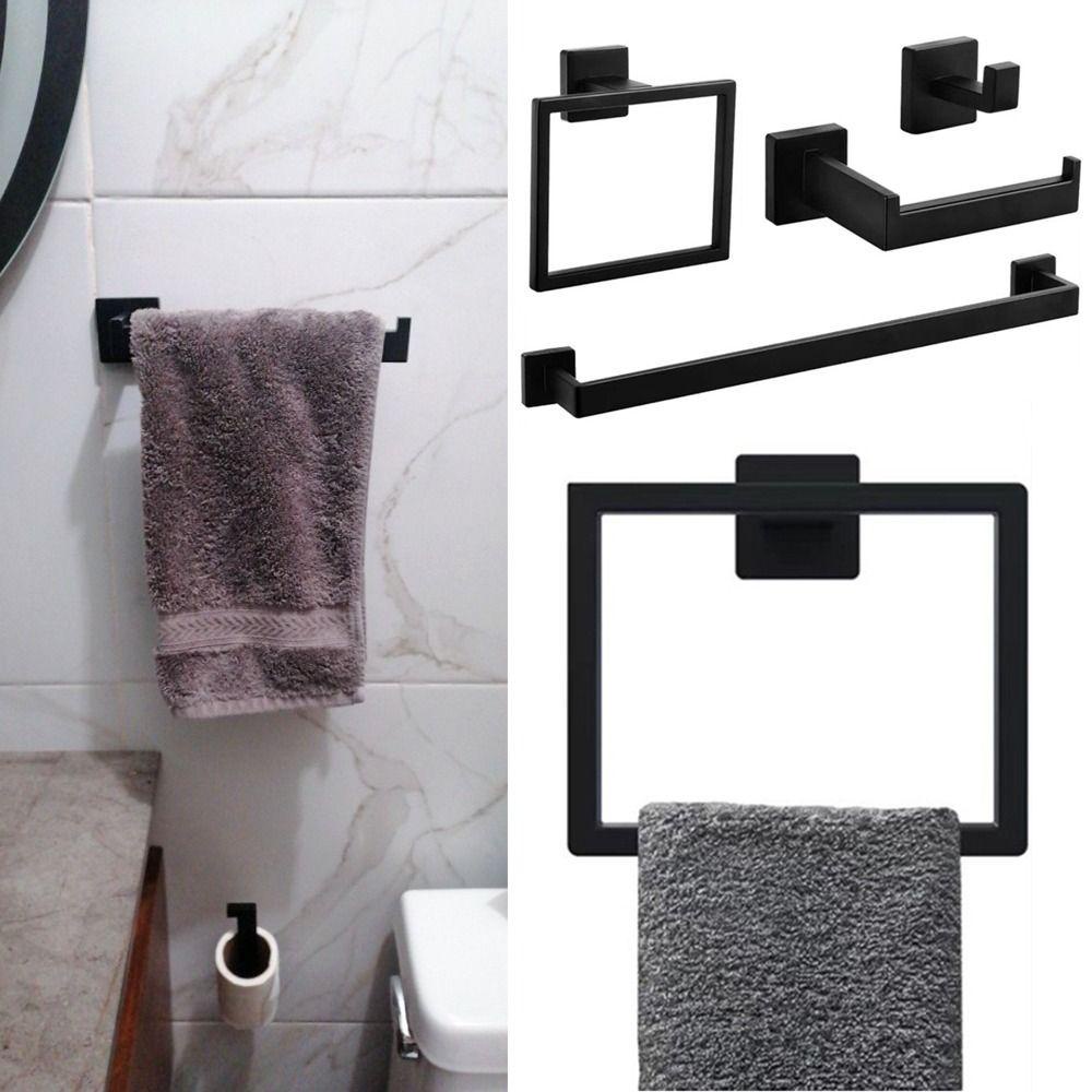 LAKAMIER Giá Đỡ Treo Khăn Gắn Tường Tiện Dụng Cho Phòng Tắm