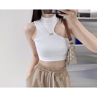 ÁO THUN XÉO VAI CỔ LỌ