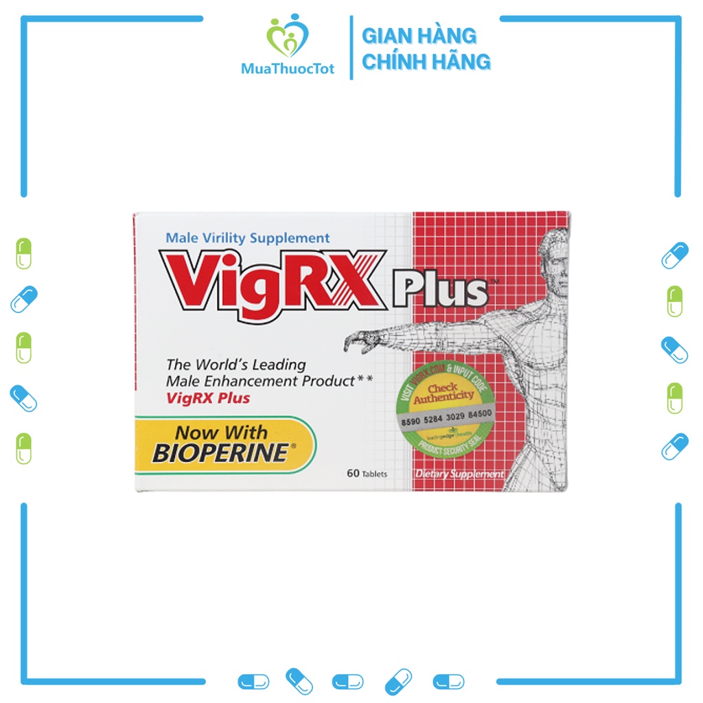 Viên Uống Tăng Cường Sinh Lý và Kích Thước Dương Vật Vigrx Plus Male Virility 60 viên