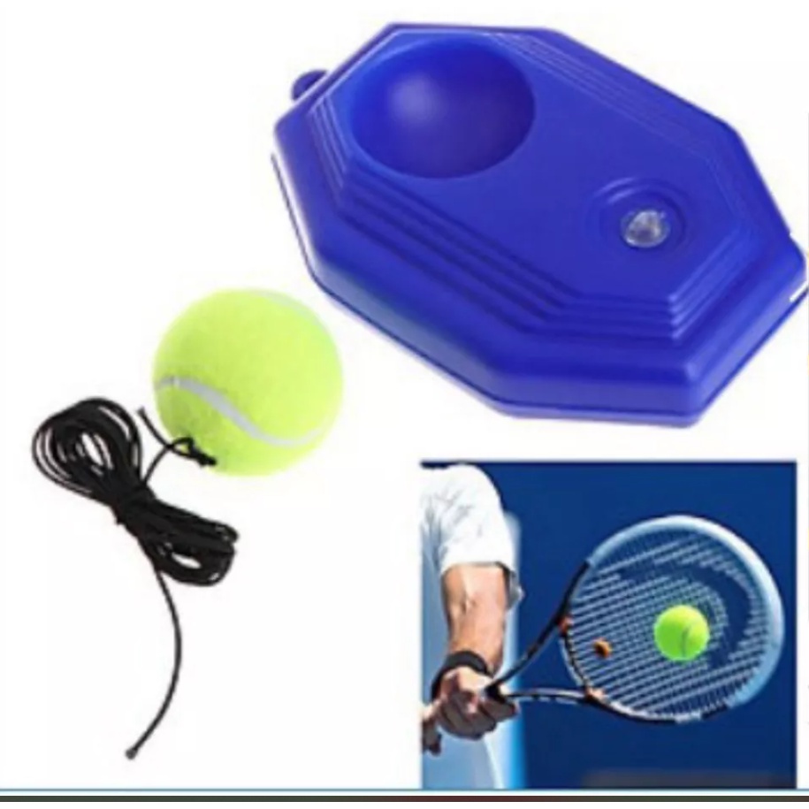 Bộ dụng cụ tập luyện đánh bóng Tennis quần vợt tại nhà kèm đế