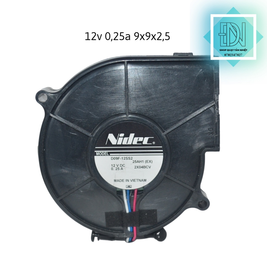 Quạt Sò Tản Nhiệt 24V 0,29a Nidec Chính Hãng