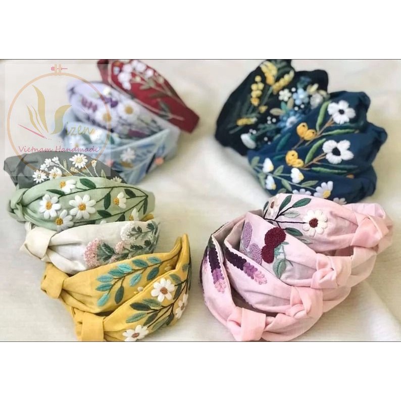 BỜM  CÀI TÓC THÊU TAY