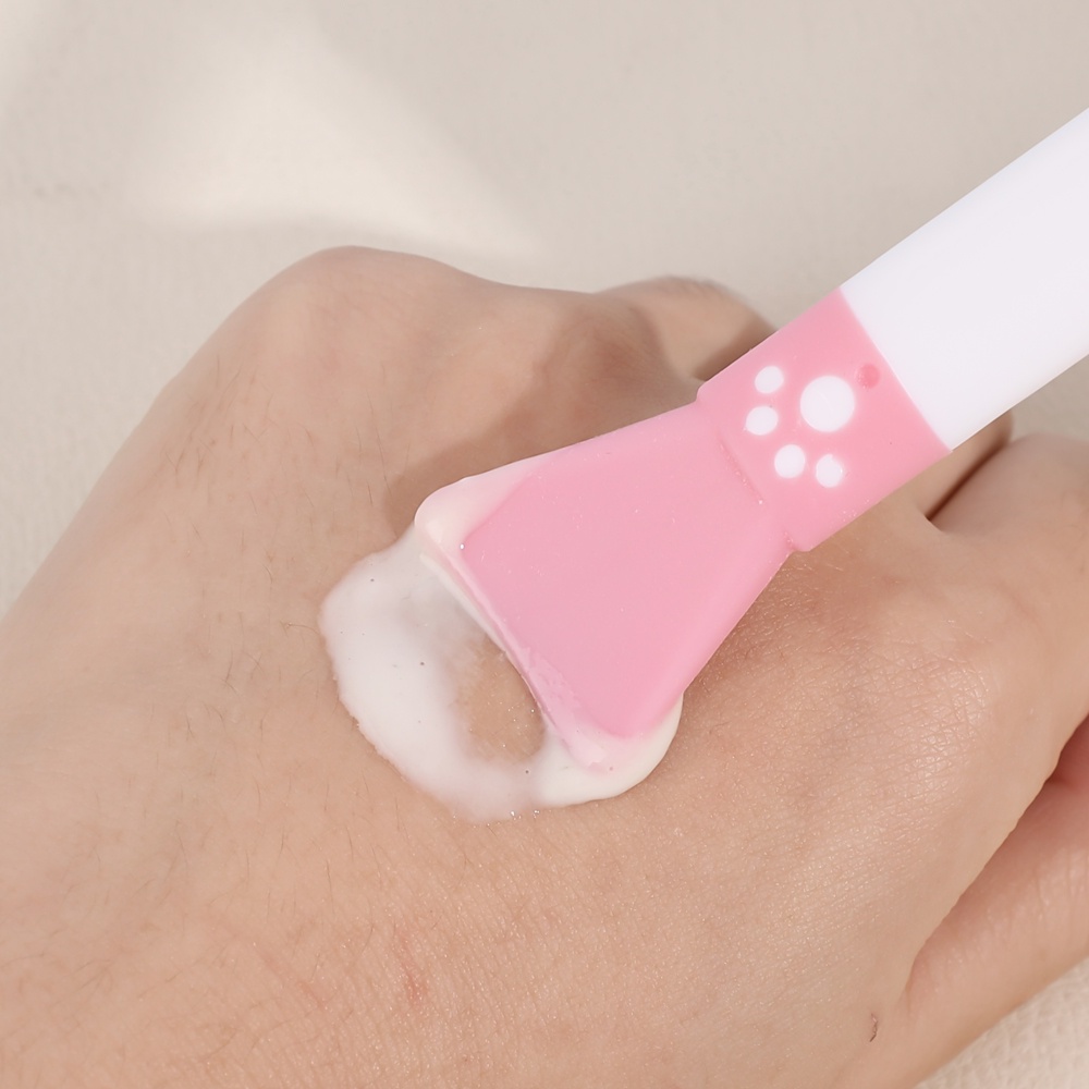 1 Cọ Silicone Hai Đầu Phết Mặt Nạ DIY