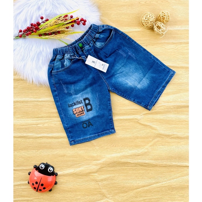 🚜 Quần jean mềm co giãn bé trai từ 32-55kg