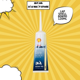 Nhớt hộp số xe tay ga shell thailand advance scooter gear 80w90 120ml