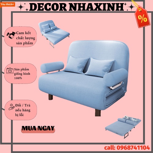 Sofa Giường Gấp Gọn, Ghế Sofa Bed Đa Năng, Ghế Gấp 2 Trong 1, Điều Chỉnh 5 Mức Tựa Lưng Khác Nhau, Tặng kèm 2 gối 300k | BigBuy360 - bigbuy360.vn