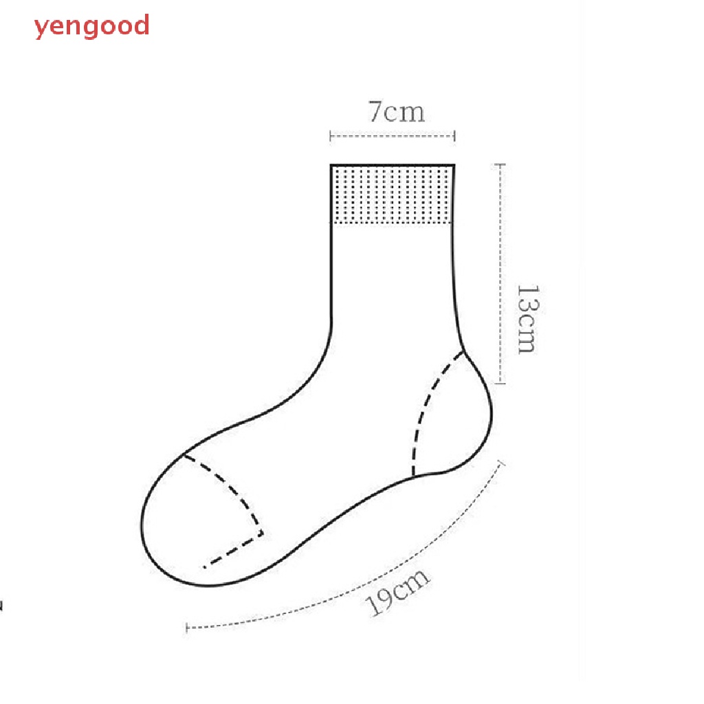 Set 5 Đôi Tất Thể Thao Dài Mềm Mại Thoáng Khí Thời Trang Cho Nữ
