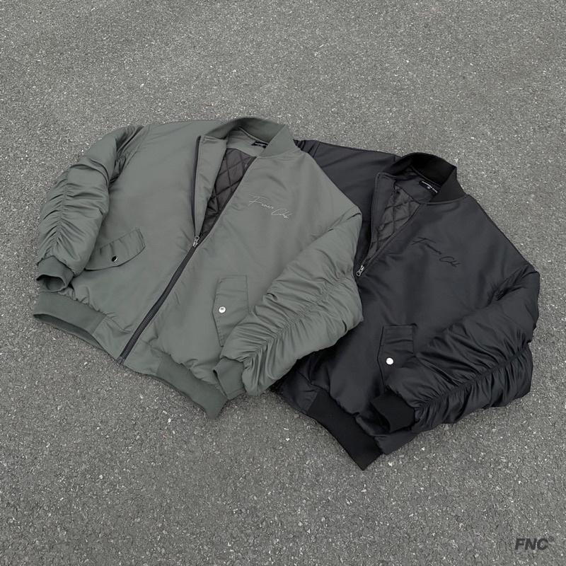 Áo Bomber Jacket pilot chần bông Fuonero FNC, Bomber Tay Dúm nam nữ