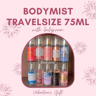 - auth travelsize 75ml xịt thơm cơ thể hương nước hoa bath & body works bill mỹ