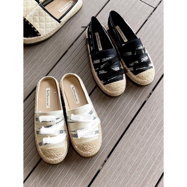 Giày bệt nữ đế cói siêu nhẹ, giày lười nữ đế cói DO .TT-Shoes