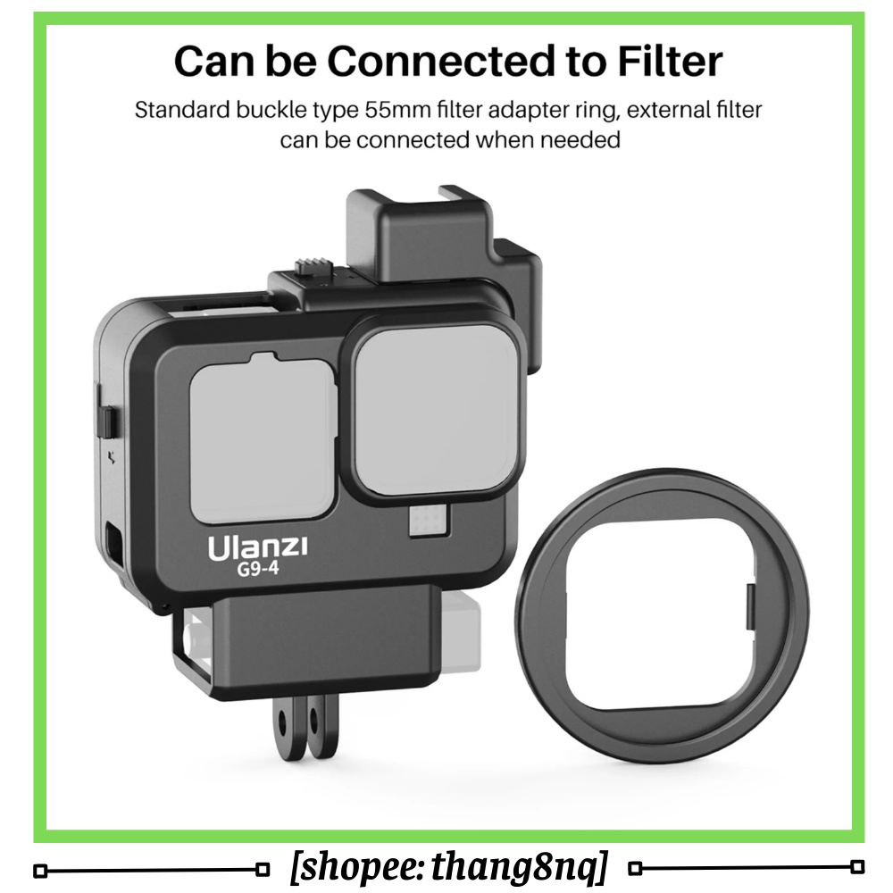 Ulanzi G9-4 Khung nhựa vlog cho Gopro 9