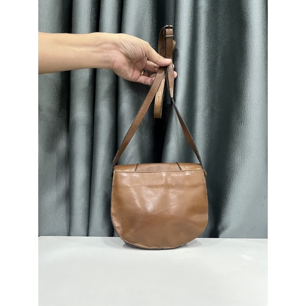 Túi si nhập Nhật dáng đeo chéo da bò thật 100%