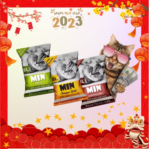 Cát MIN 8L Cát vệ sinh cho mèo xuất xứ Nhật Bản, Cat Litter Japan