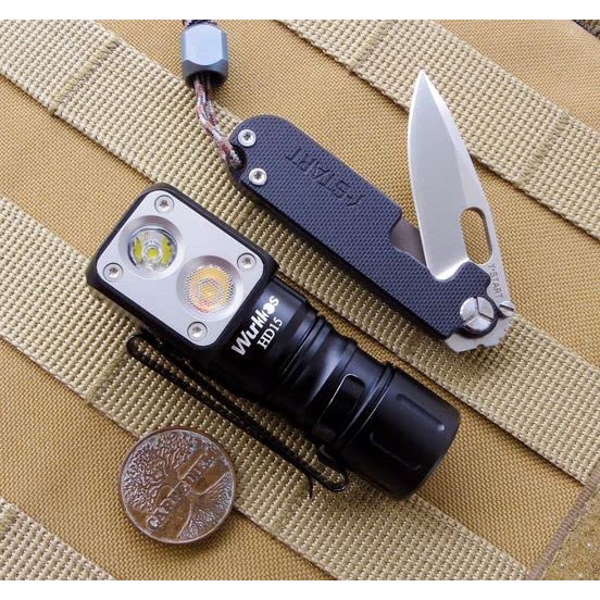 Đèn pin Wurkkos HD15 hai bóng led sst20+lh351d USB C có chức năng sạc lại