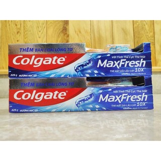 Kem đánh răng Colgate 225g MaxFresh/ Bạc Hà. Colgate trẻ em 80g từ 3_9 tuổi