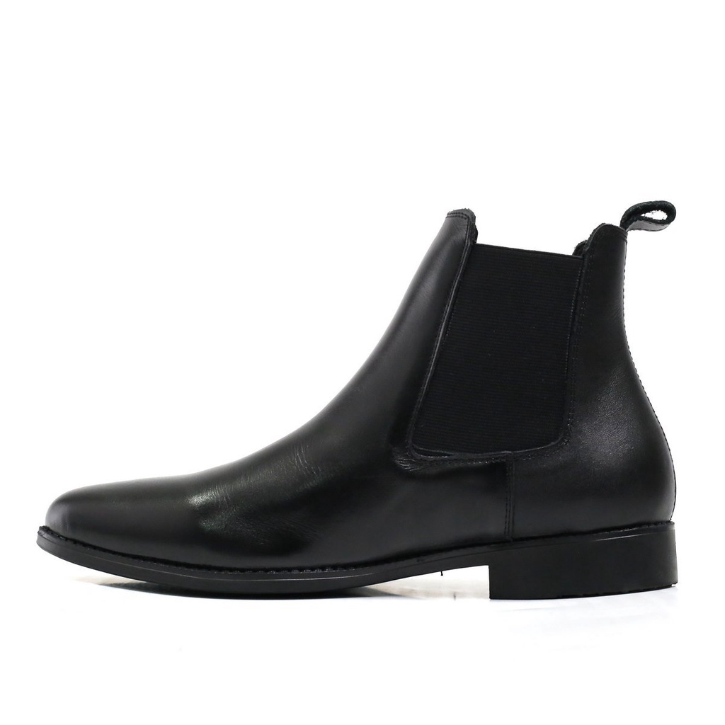 Giày chelsea boots da bò thật INICHI G1091có may đế