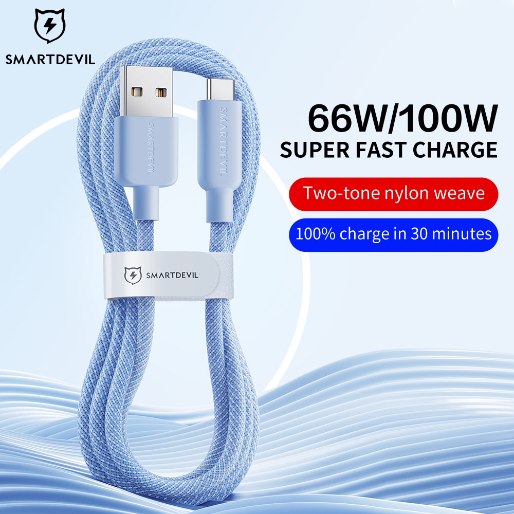 SmartDevil Dây Cáp Sạc Nhanh 6A Cho  Android Phone 40w / 66w / 100w