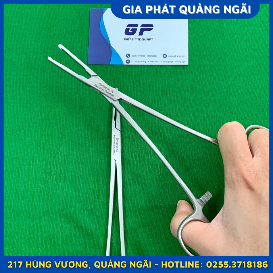 KẸP RĂNG CHUỘT KẸP ALLIS 19CM LOẠI 3x4 RĂNG CHÍNH HÃNG SIMAECO