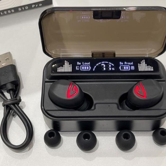 Tai nghe Bluetooth S10 Pro, S10 Plus V5.2 Kiêm Sạc dự phòng s