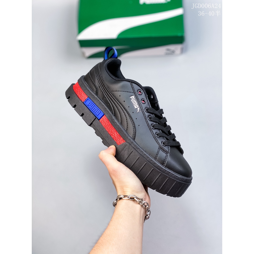 Giày Thể Thao PUMA Da Lộn Satin Thời Trang Năng Động