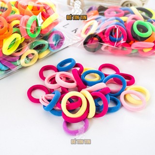 Dây cột tóc cho bé/ thun cột tóc 50 dây nhỏ trẻ em