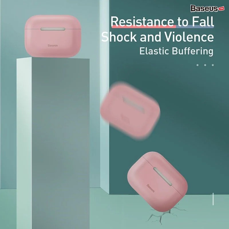 Vỏ bảo vệ Air.pods Pro Baseus Super Thin Silica Gel Case