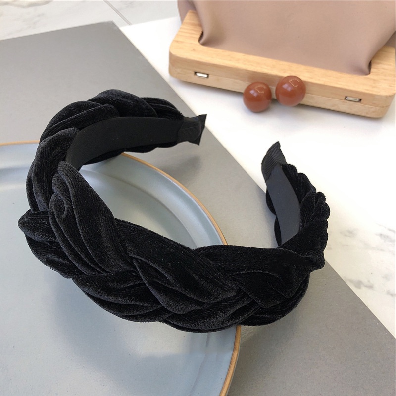 Cài Tóc Vải Nhung Thắt Bím Chống Trượt Hàn Quốc