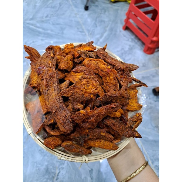 1 ký Khô bò vụn nhỏ giòn rụm cay ngon chuẩn bò