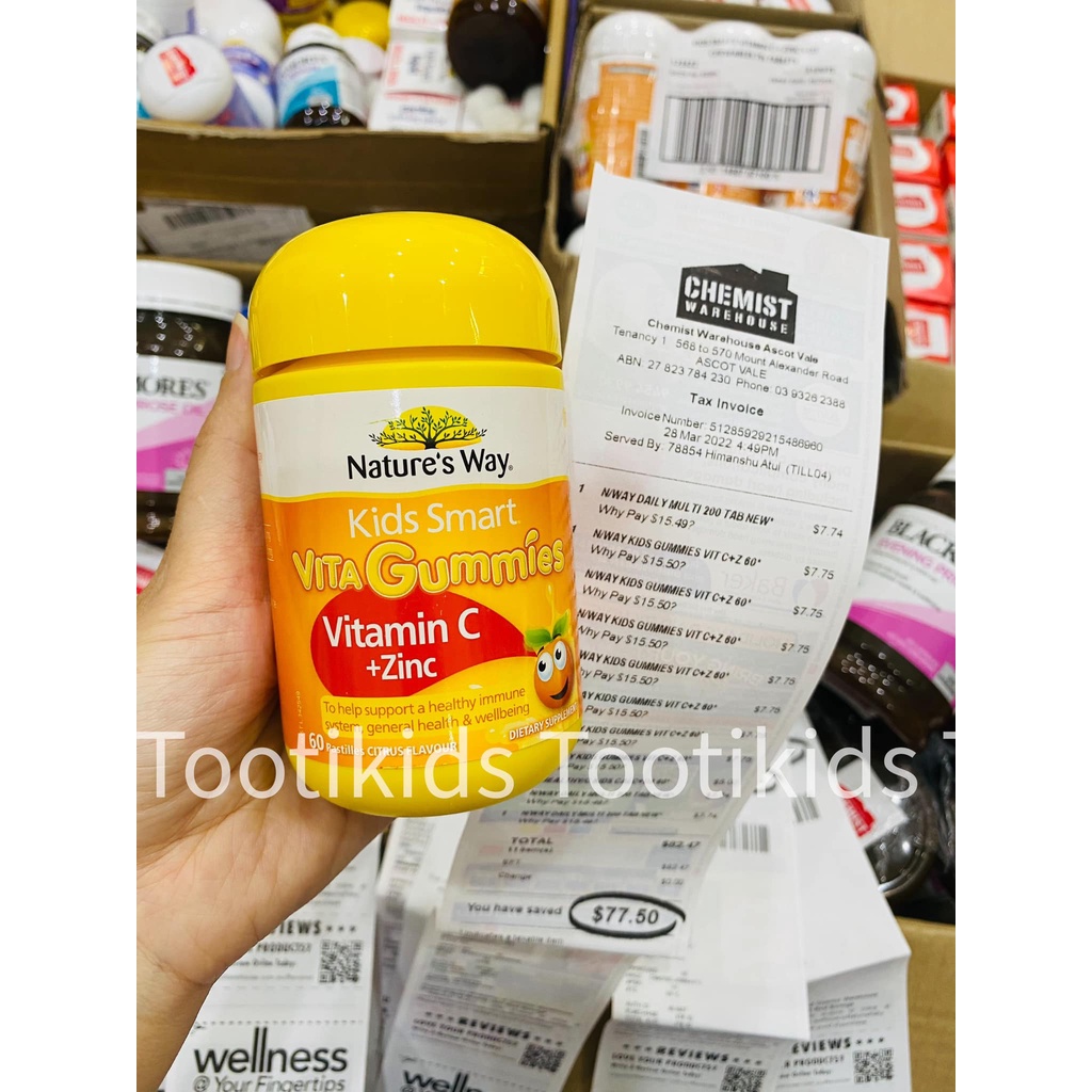 Kẹo dẻo VitaminC+Kẽm ZinC