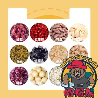Topping Lon MinChung 900gr ( Đậu Đỏ / Hạt Sen / Yến Mạch )