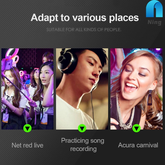 Tai Nghe Có Dây Âm Thanh Siêu Trầm MP3 Dài 3m Dùng Khi Hát Karaoke