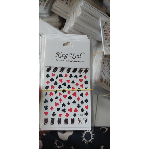 Ticker dán móng,ticker bài,ticker xuân