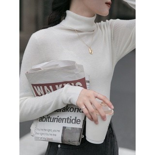 Set áo len cổ lọ