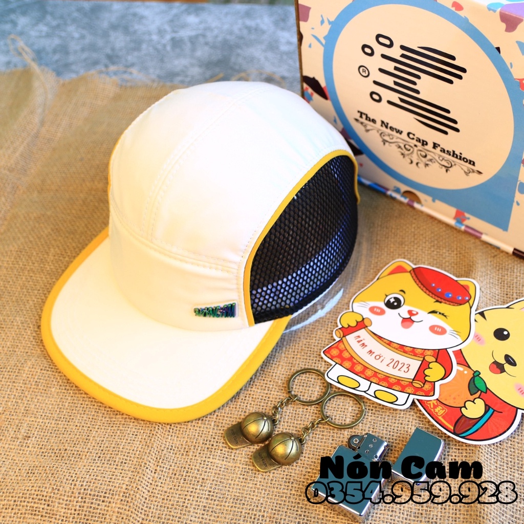 Nón kết nam phối lưới hai bên , Nón nam vải cotton thấm hút mồ hôi from chuẩn