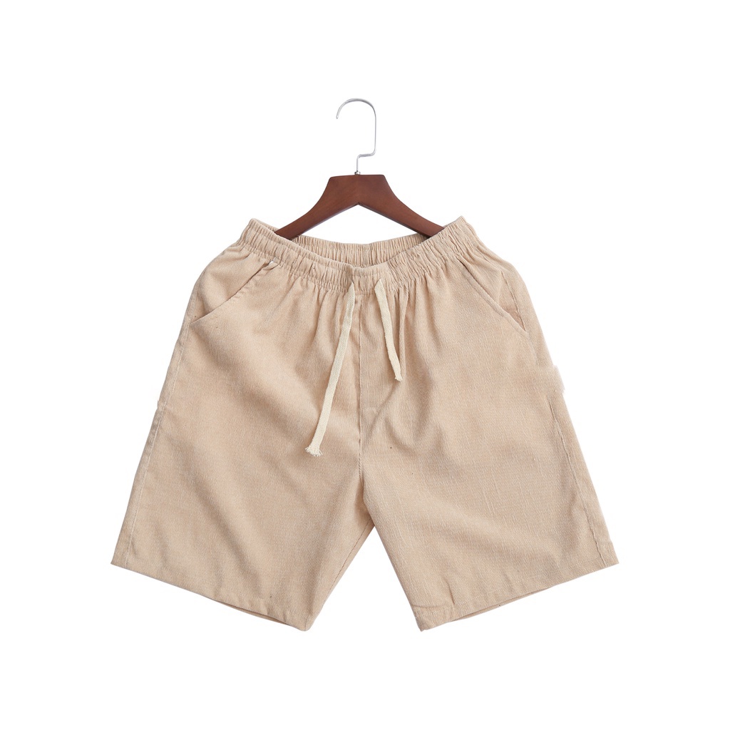 Quà tặng khâu trang cho Quần short nam nhung tăm cao cấp - Quần đùi mặc nhà đi chơi thời trang unisex