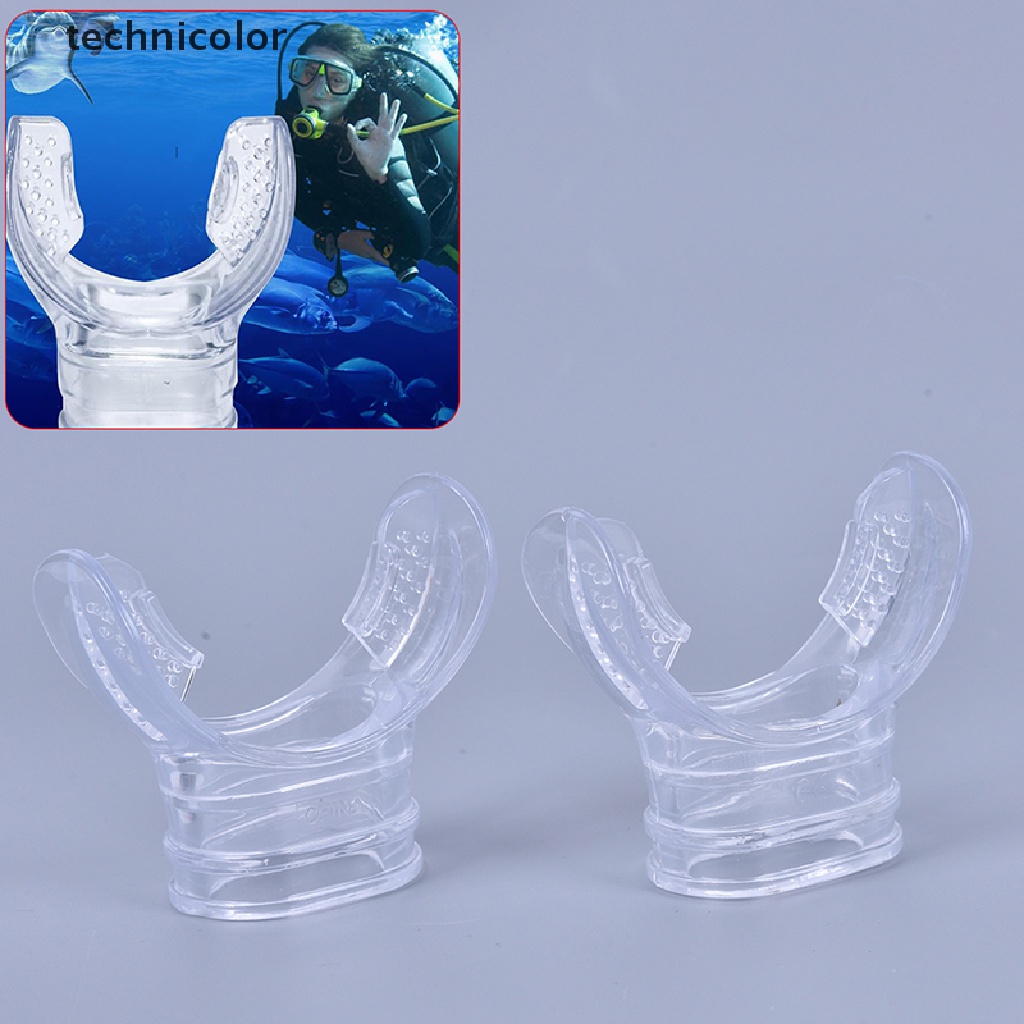 1 Ống Thở Lặn Bằng Silicone Trong Suốt