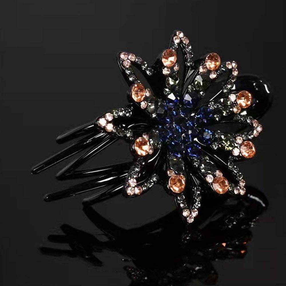 Kẹp Tóc Nhựa Hình Hoa Phong Cách Hàn Quốc Ngọt Ngào Cho Nữ