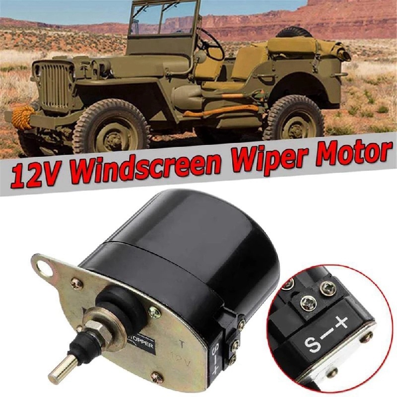 Động Cơ Cần Gạt Nước 12V Chuyên Dụng Cho Xe Hơi Willys Jeep Tractor 01287358 7731000001