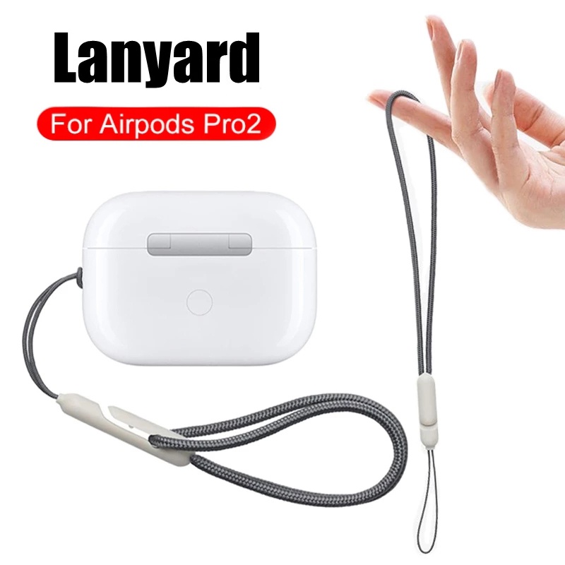 Apple AirPods Pro2 xách tay chống rơi chống mất Lanyard Bluetooth Tai nghe Case Phụ kiện