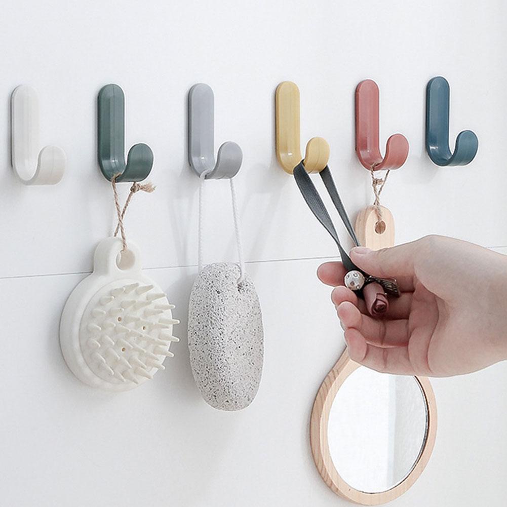 Móc Treo Quần Áo T0L8 Mini Không Cần Khoan Lỗ Mạnh Mẽ Phong Cách Bắc Âu