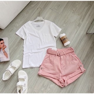 ÁO THUN GIẤY CỔ TIM