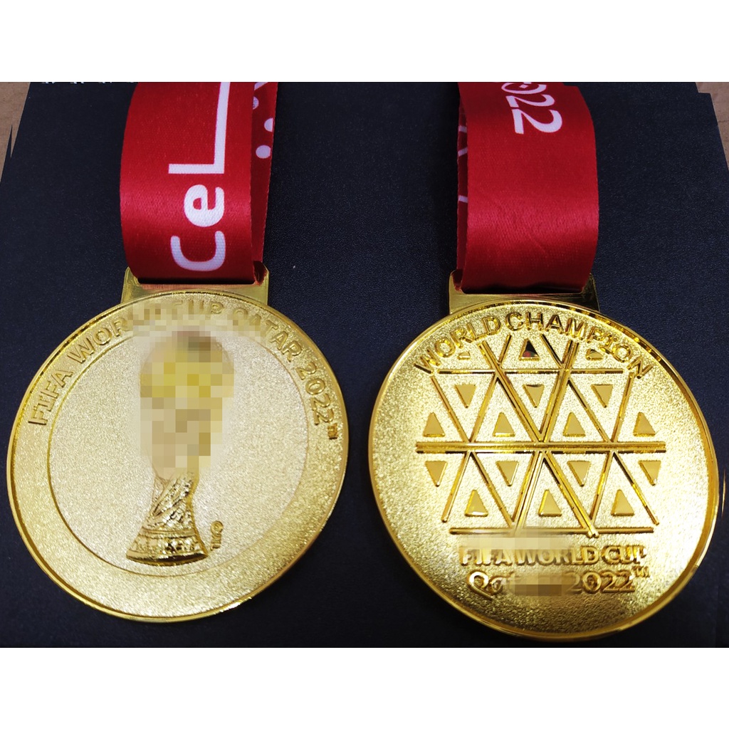 Huy chương kim loại WC 2022