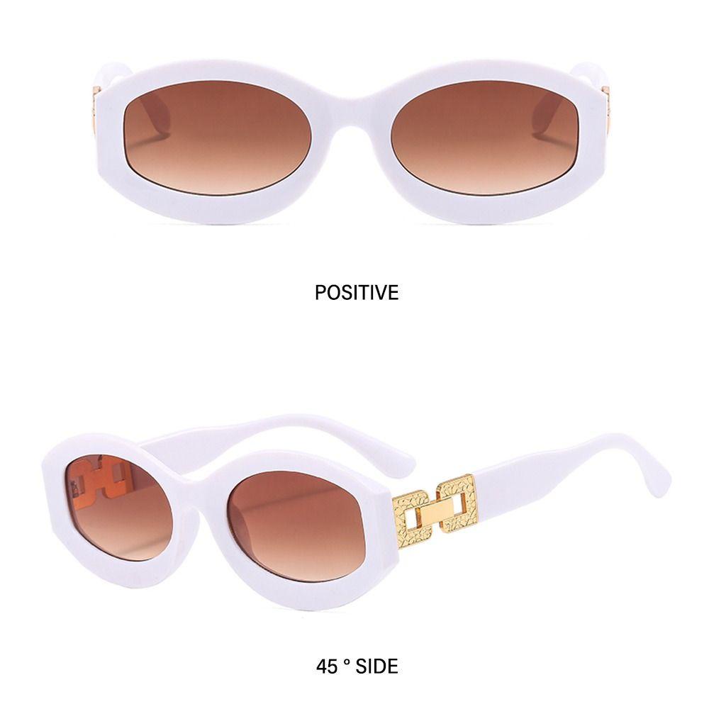 Kính Mát Hình Oval Thời Trang Hip hop 2023