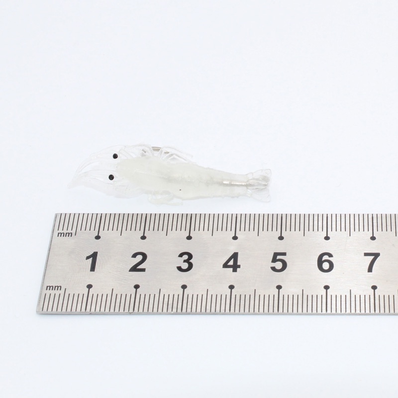 Hàng Có Sẵn!!!!! 10 Mồi Tôm Giả Câu Cá Bằng Silicon Mềm 1.3g / 5cm Pesca S1